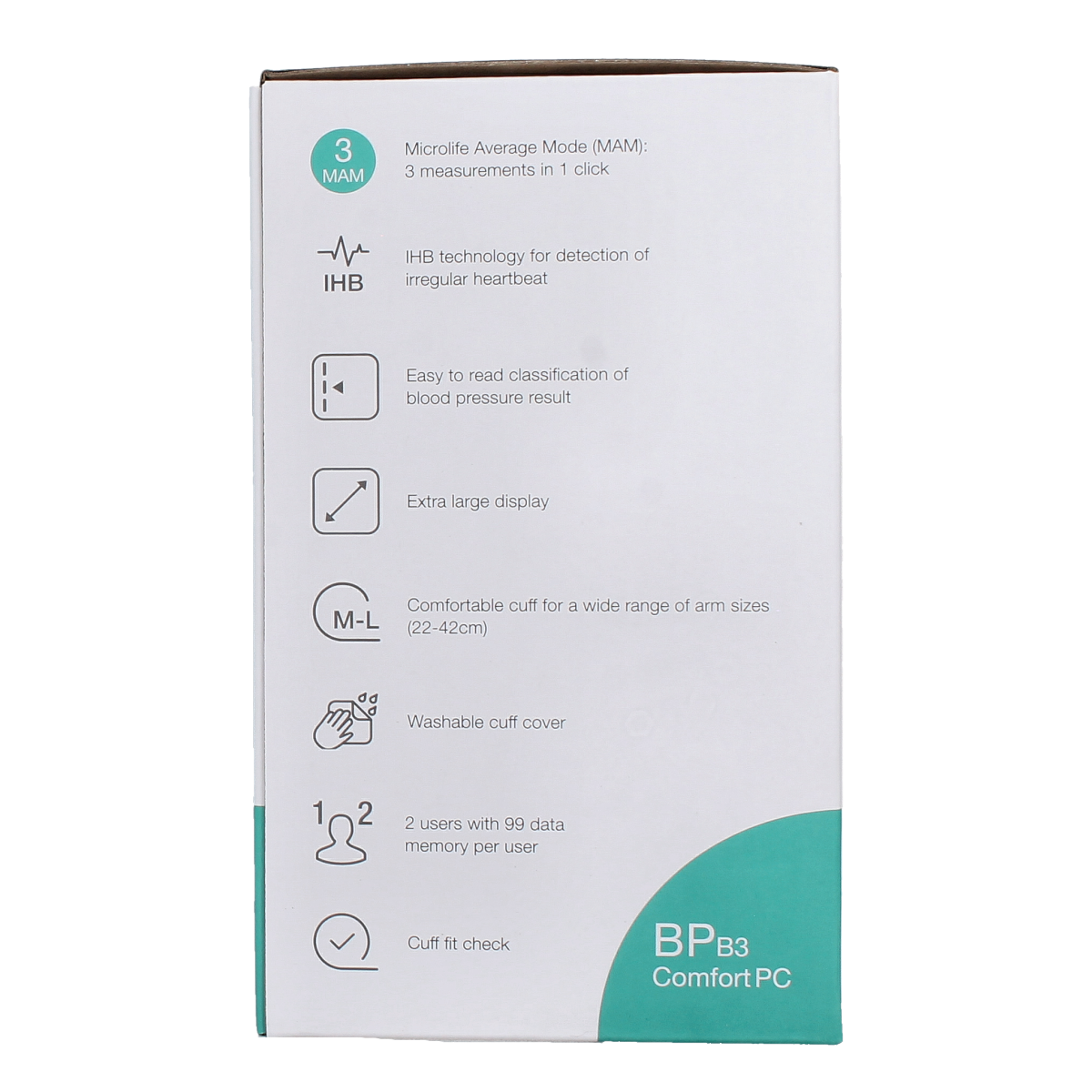 Microlife MIC BPB3 Comfort bloeddrukmonitor 1.00 Stuks