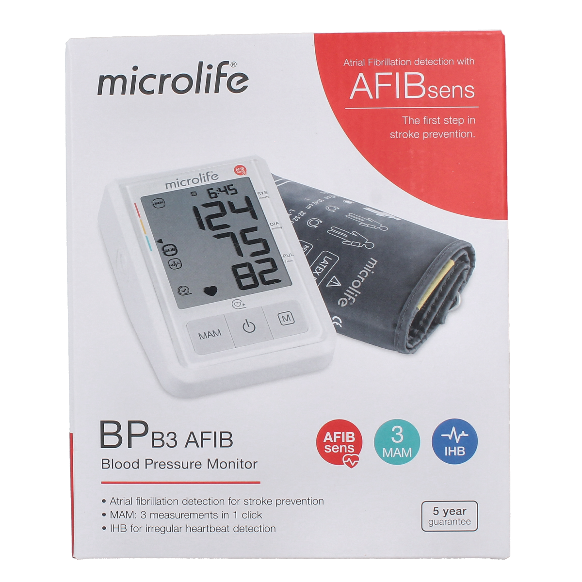 Microlife MIC BPB3 AFIB Bloeddrukmonitor 1.00 Stuks