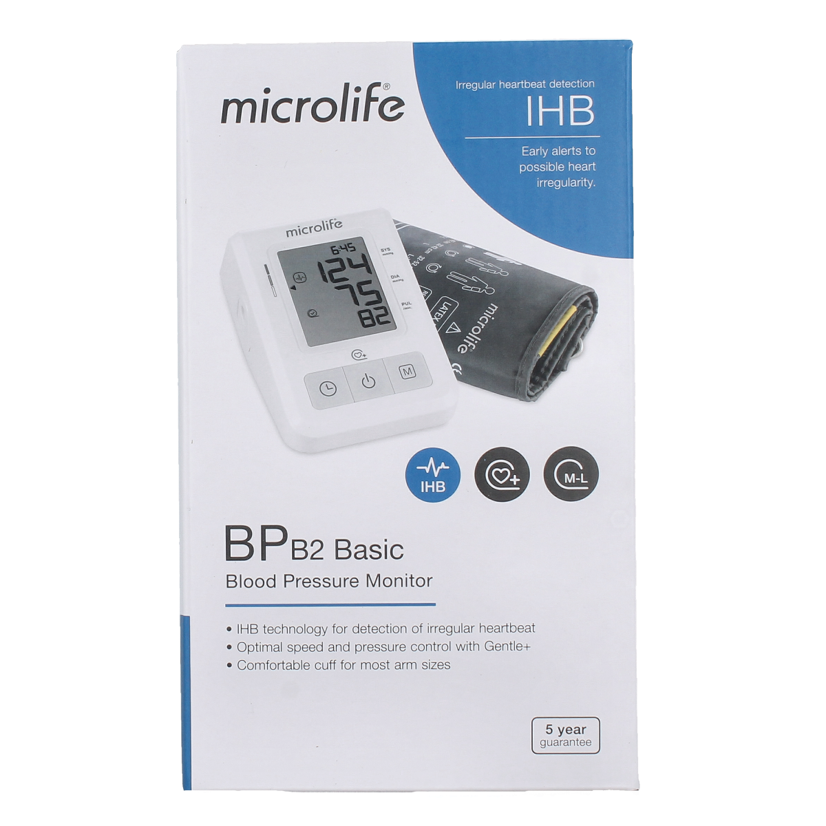 Microlife MIC BPB2 Basic bloeddrukmonitor 1.00 Stuks