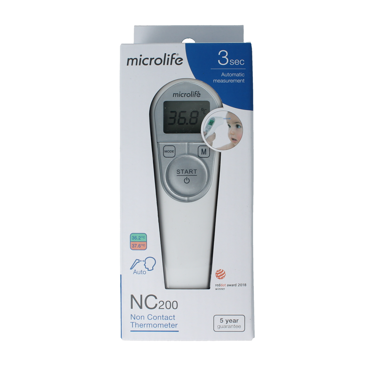 Microlife Non-contact thermometer NC200 1.00 Stuks