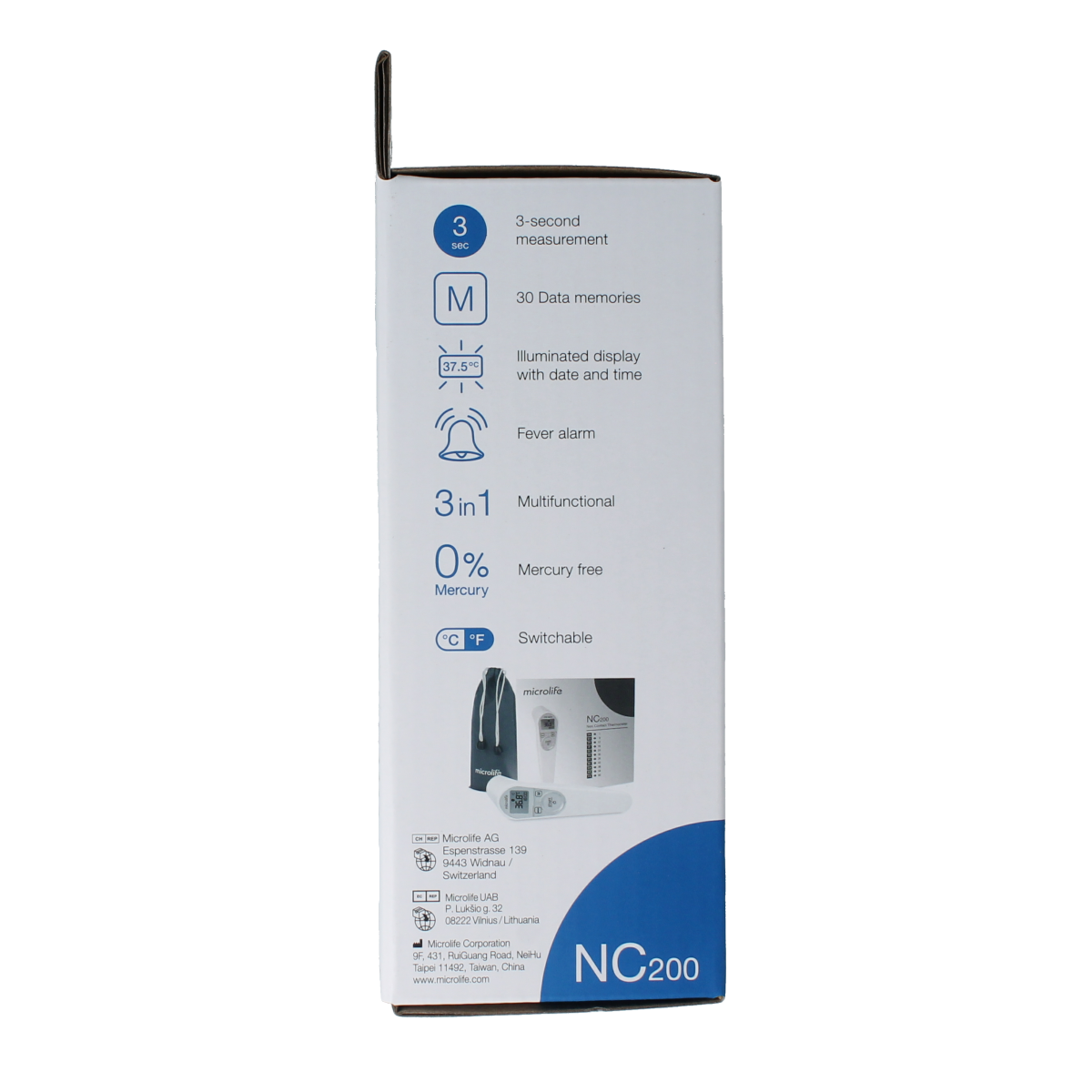 Microlife Non-contact thermometer NC200 1.00 Stuks