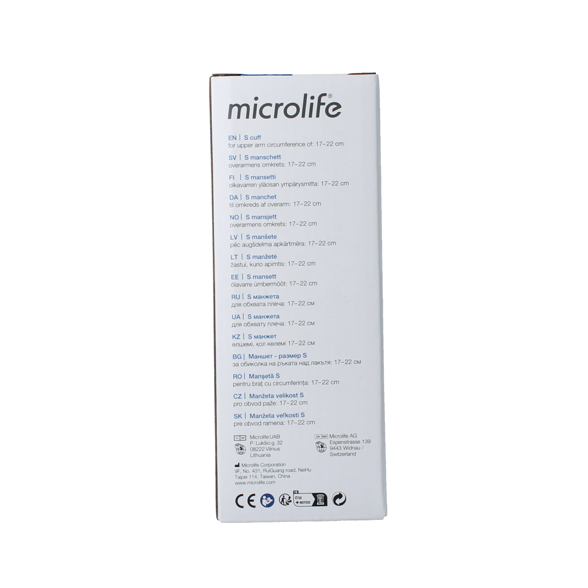 Microlife Manchet maat S 17-22 cm 1.00 Stuks