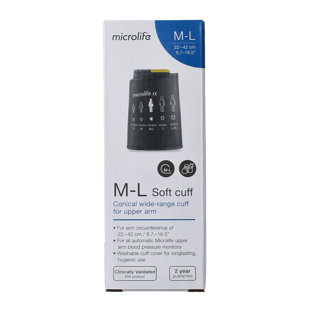 Microlife Manchet 4G soft maat M-L (22-42cm) 1.00 Stuks