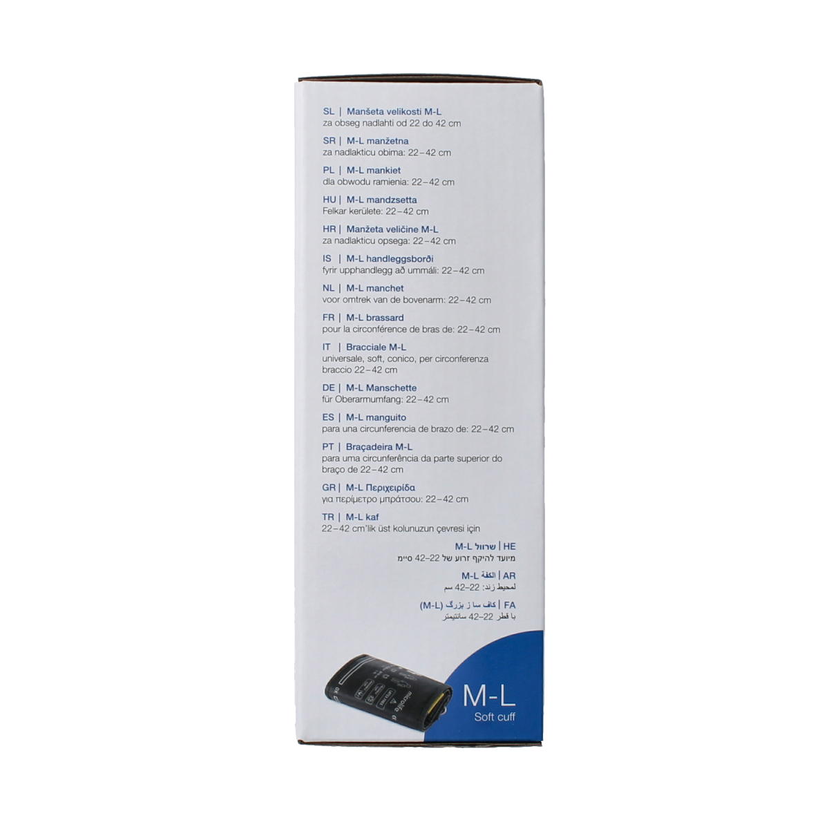 Microlife Manchet 4G soft maat M-L (22-42cm) 1.00 Stuks