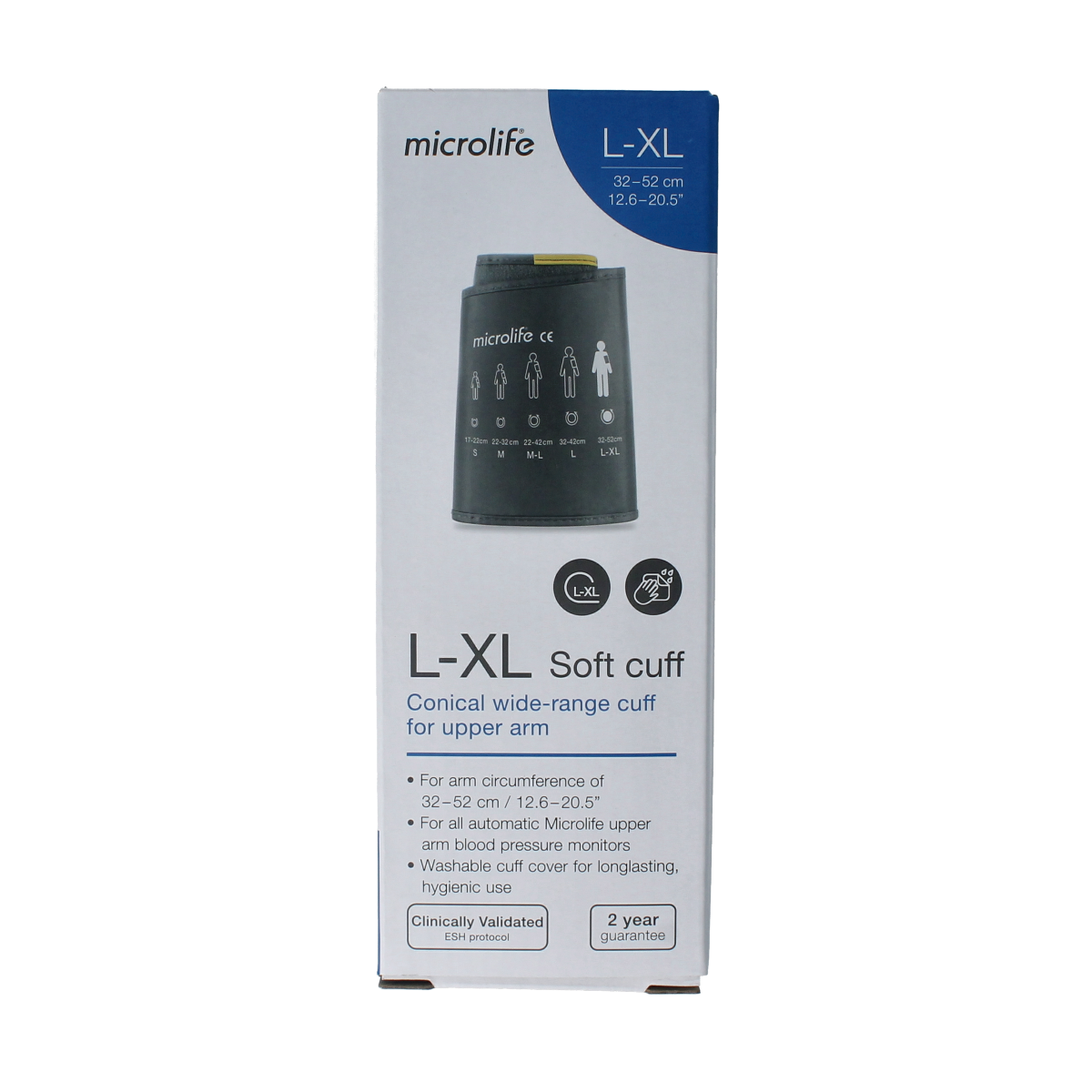 Microlife Manchet 4G soft maat L-XL 1.00 Stuks