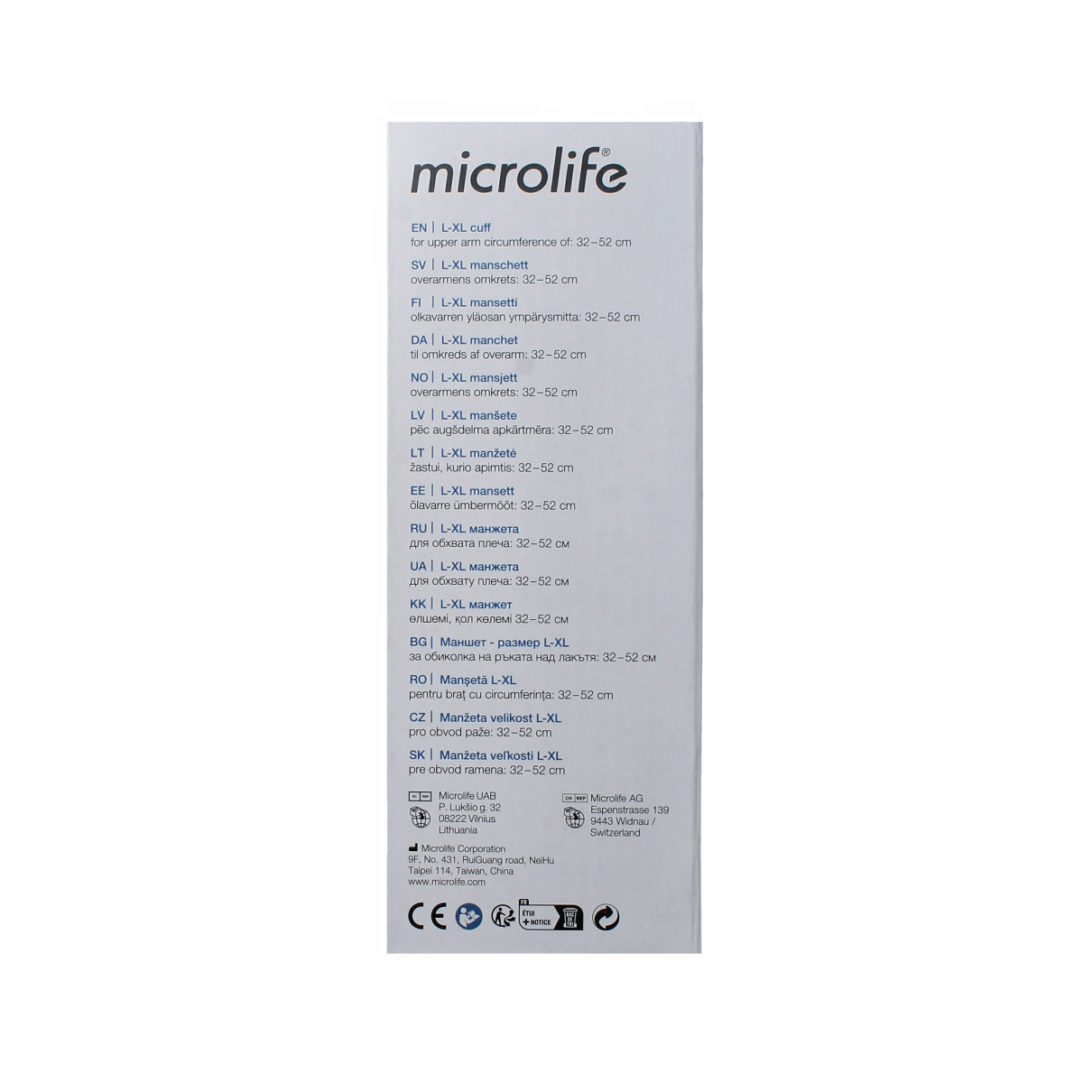 Microlife Manchet 4G soft maat L-XL 1.00 Stuks