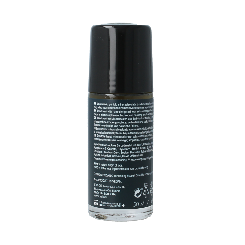 Joik Organics Men deodorant natural mineral 50 Milliliter