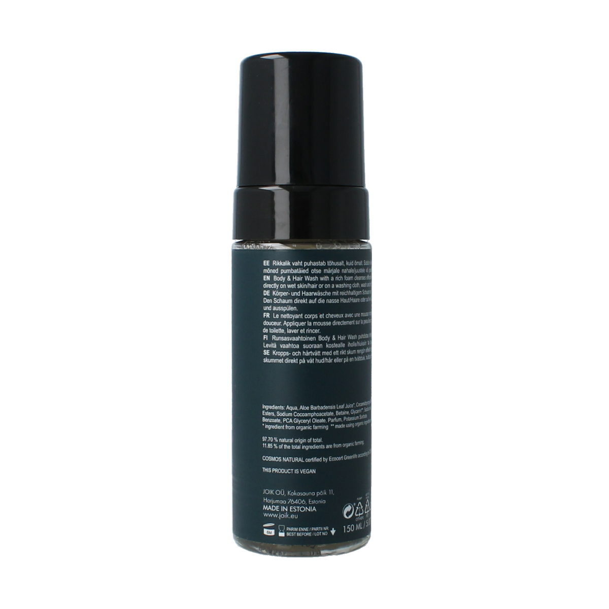 Joik Organics Men body & hair wash 150.00 Milliliter