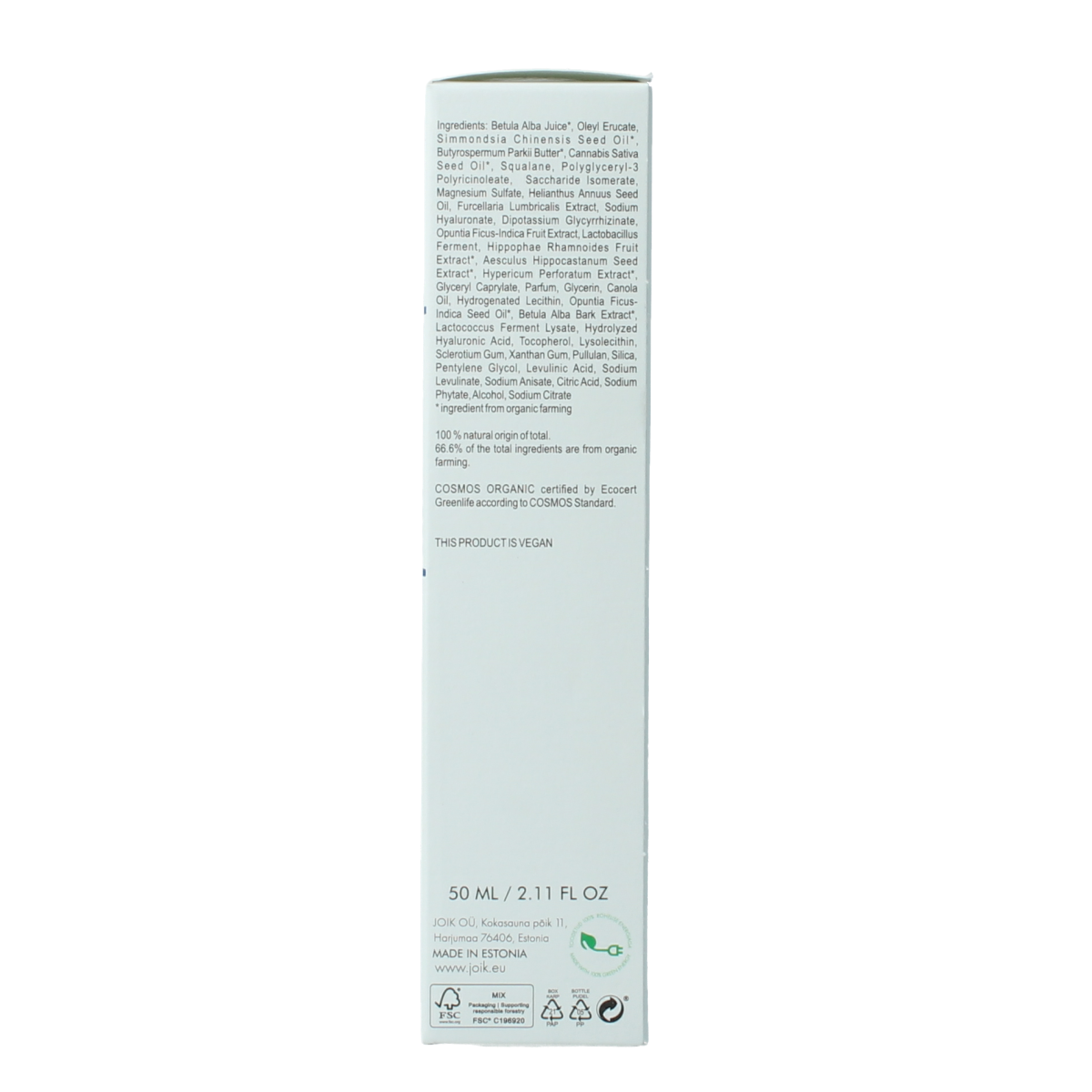 Joik Organics Moisture magnet night cream regenerating 50.00 Milliliter