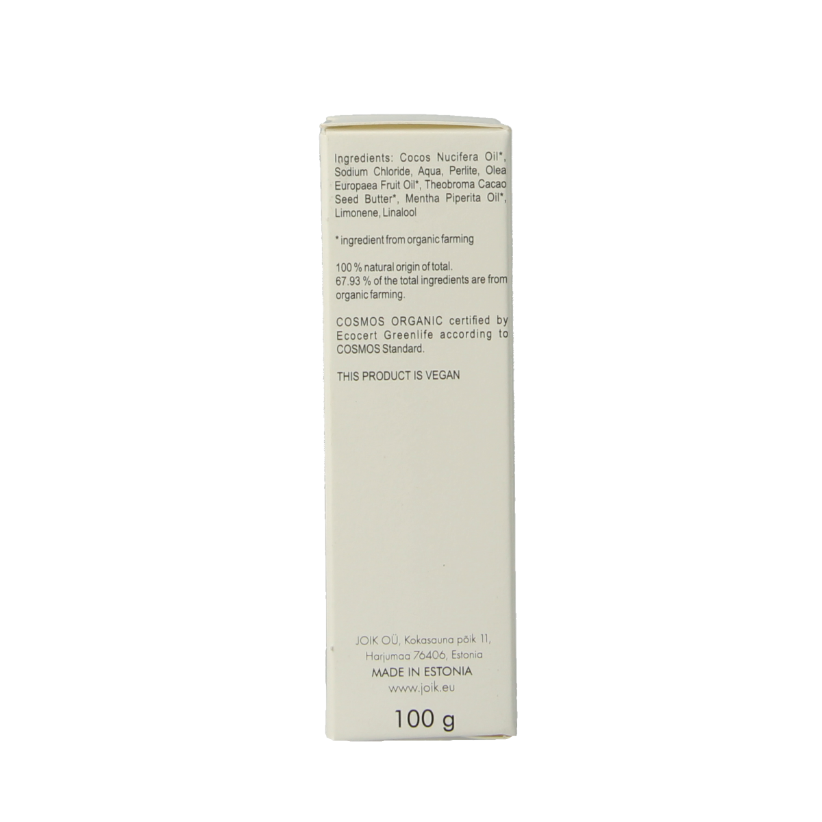 Joik Organics Organic foot soap scrub & clean 100.00 Gram