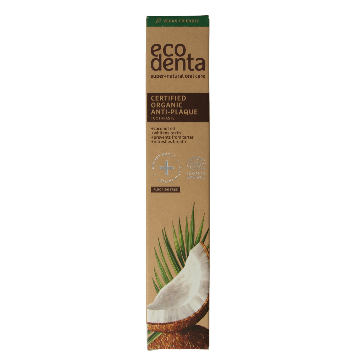 Ecodenta Tandpasta organic anti tandplak 75.00 Milliliter
