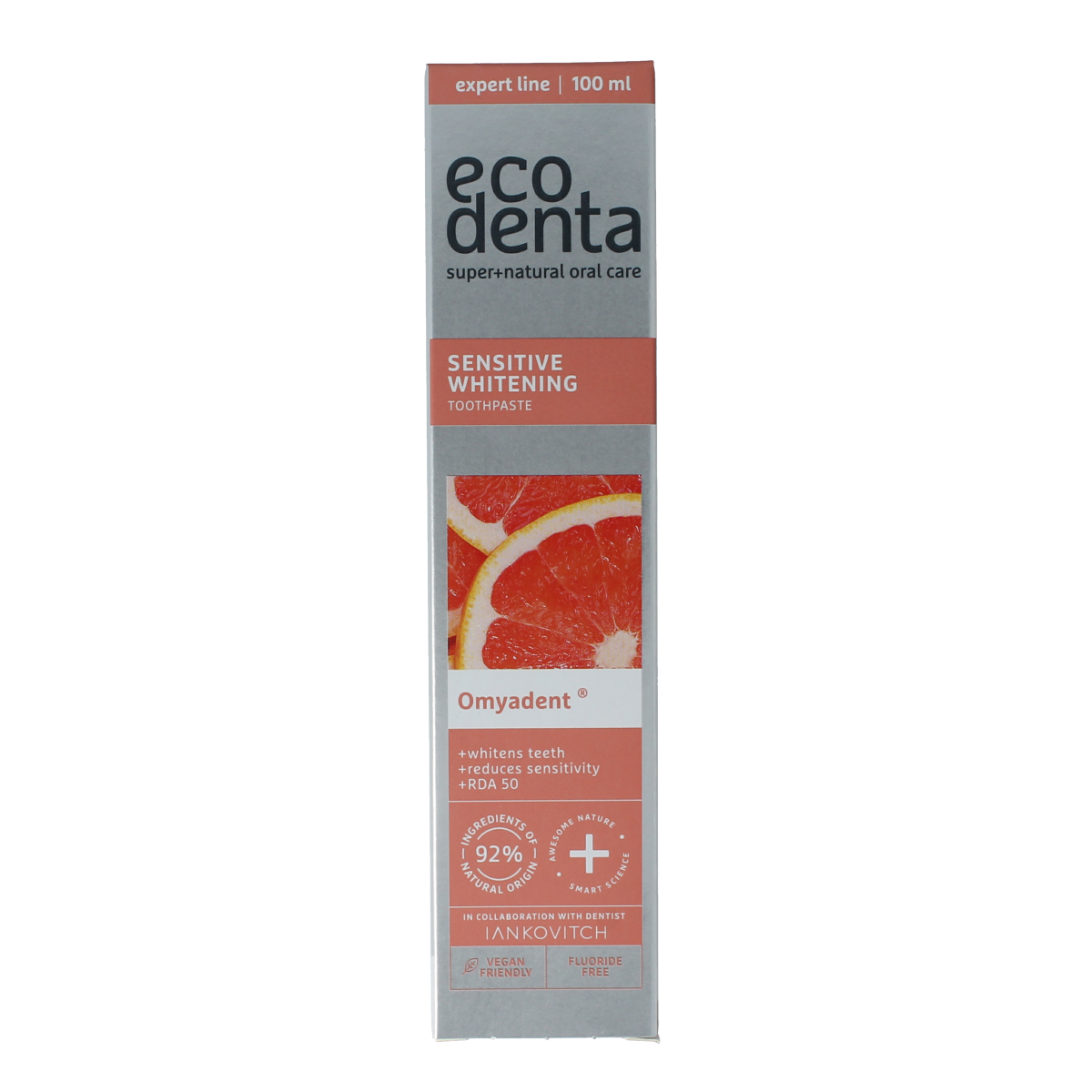 Ecodenta Tandpasta sensitive whitening expert line 100.00 Milliliter
