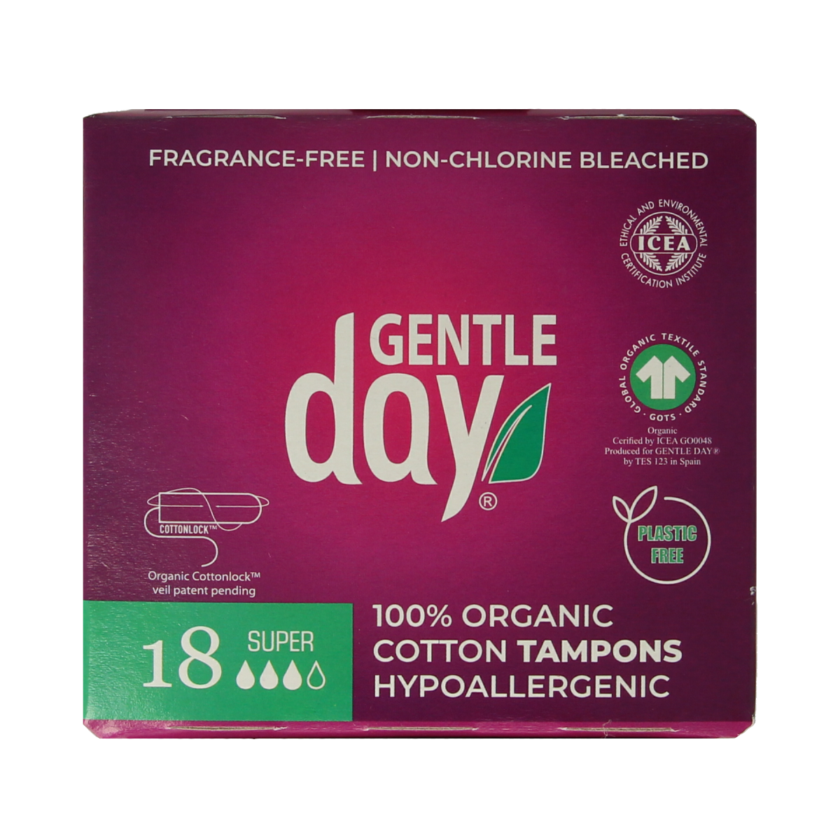Gentle Day Tampon super 18.00 Stuks