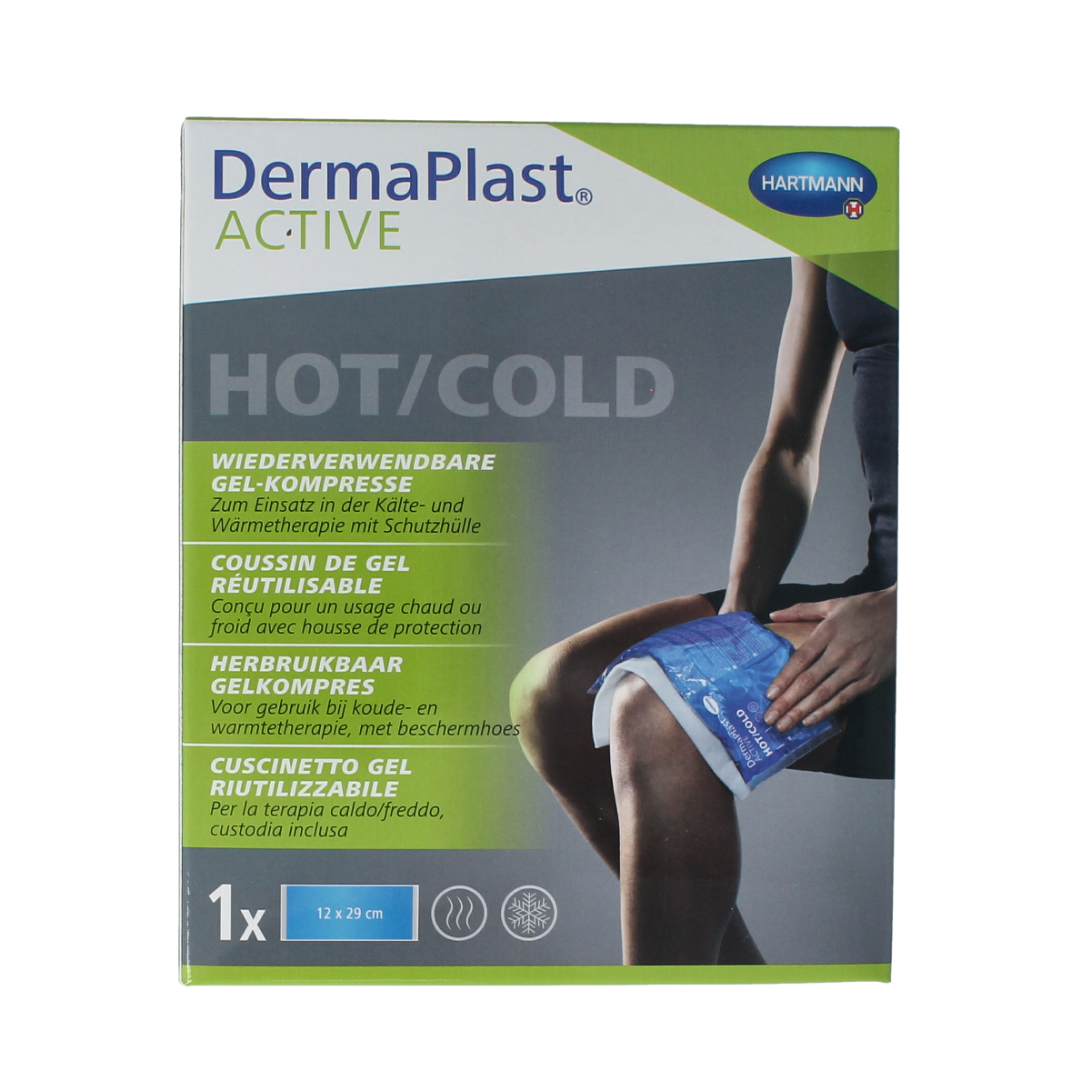 Dermaplast Active hot & cold 12 x 29cm 1.00 Stuks