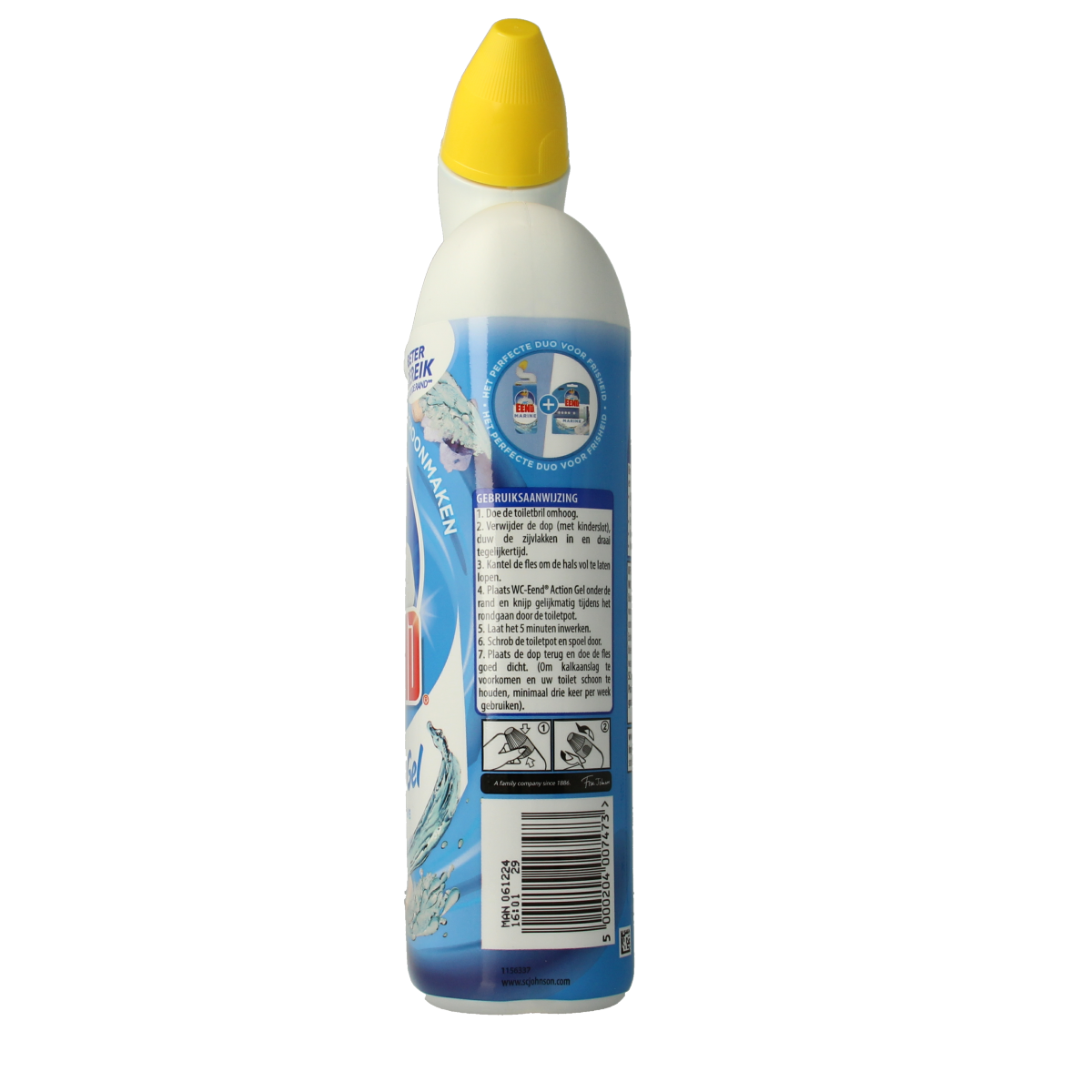 WC Eend Toiletreiniger action gel marine wave 750.00 Milliliter