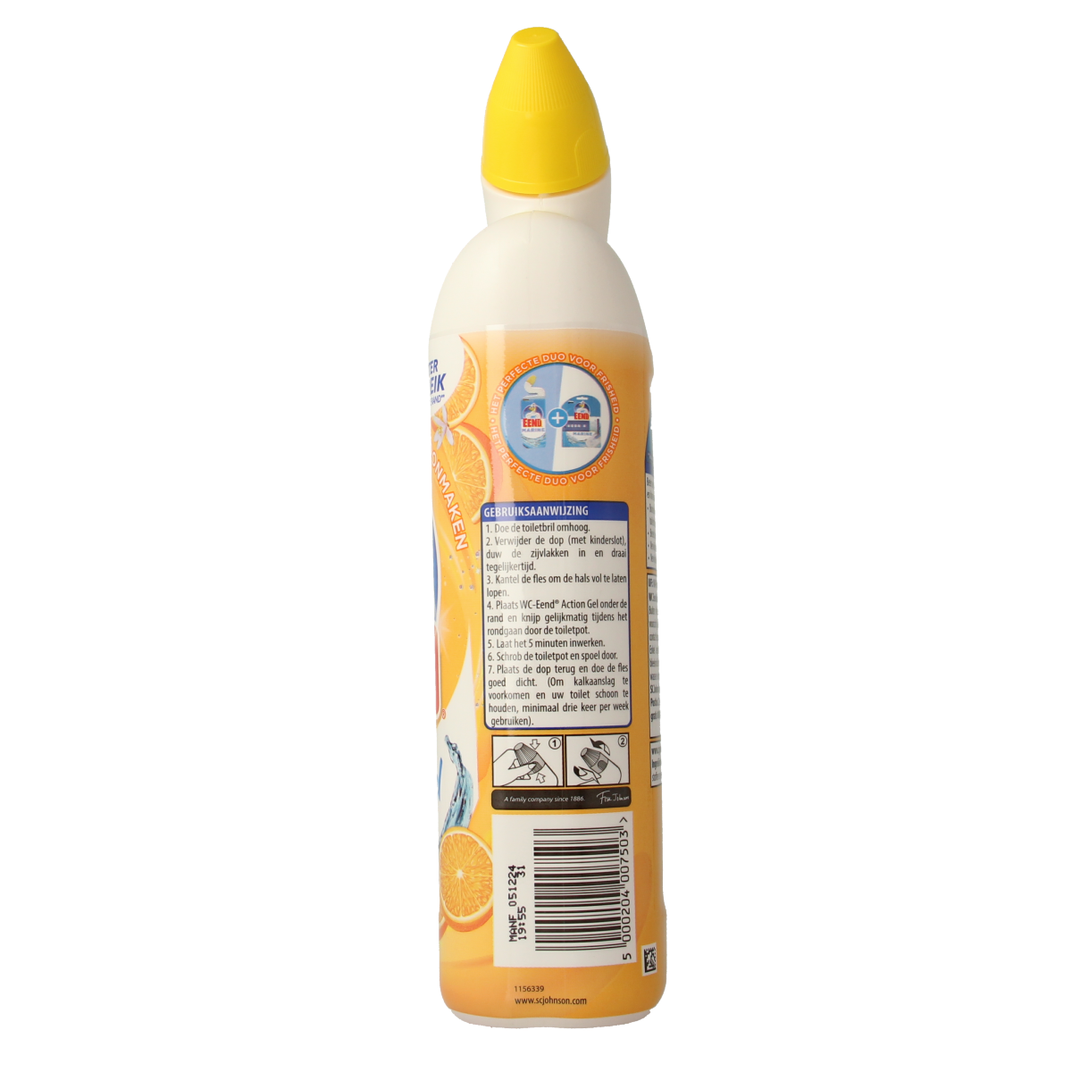 WC Eend Toiletreiniger action gel citrus splash 750.00 Milliliter