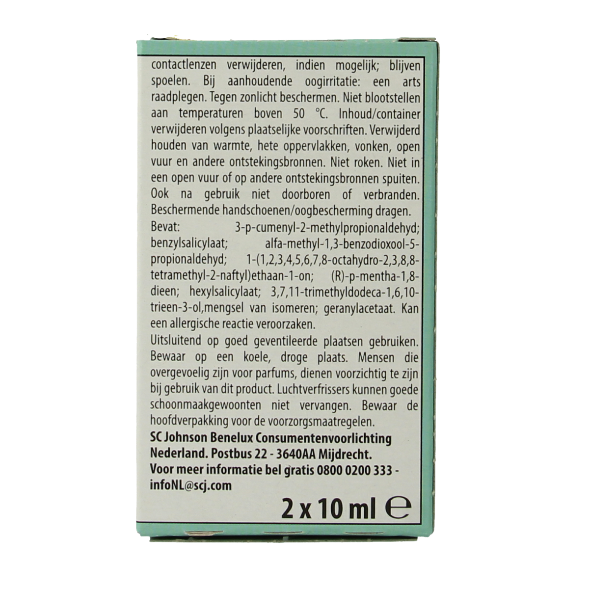 Glade Touch & fresh navul duo exotic tropical blossoms 2.00 Stuks