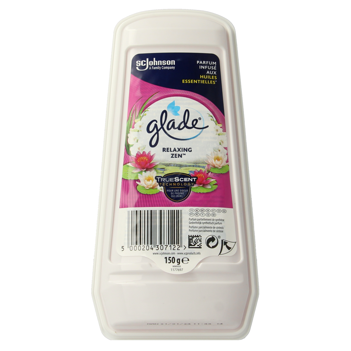 Glade Gel luchtverfrisser relax zen 150.00 Gram