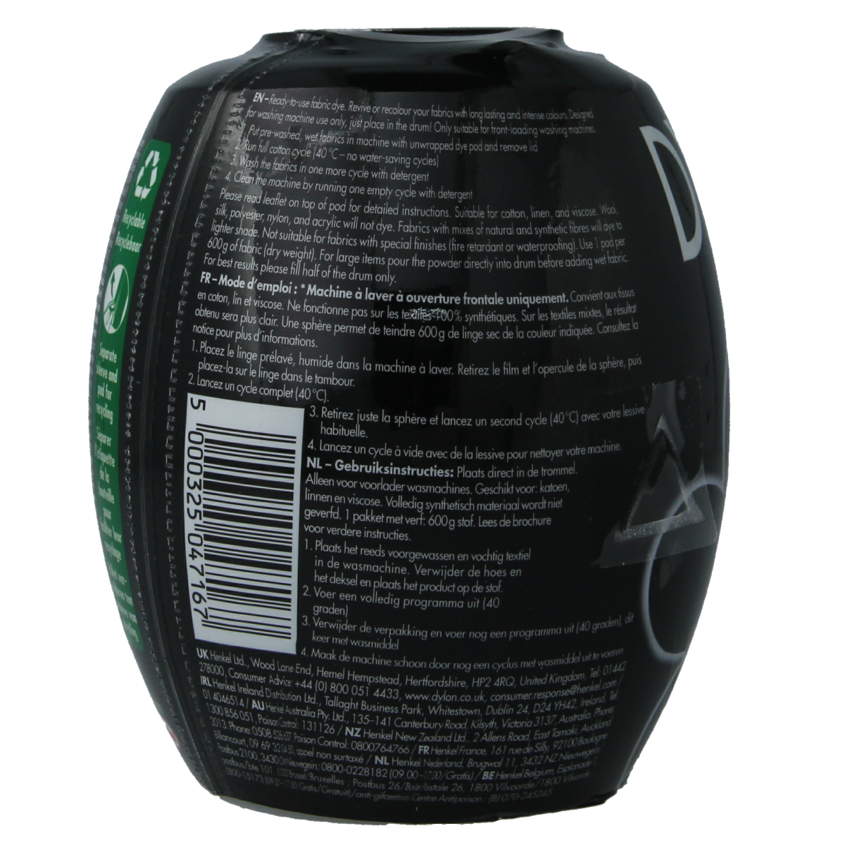 Dylon Pod black intense 350.00 Gram