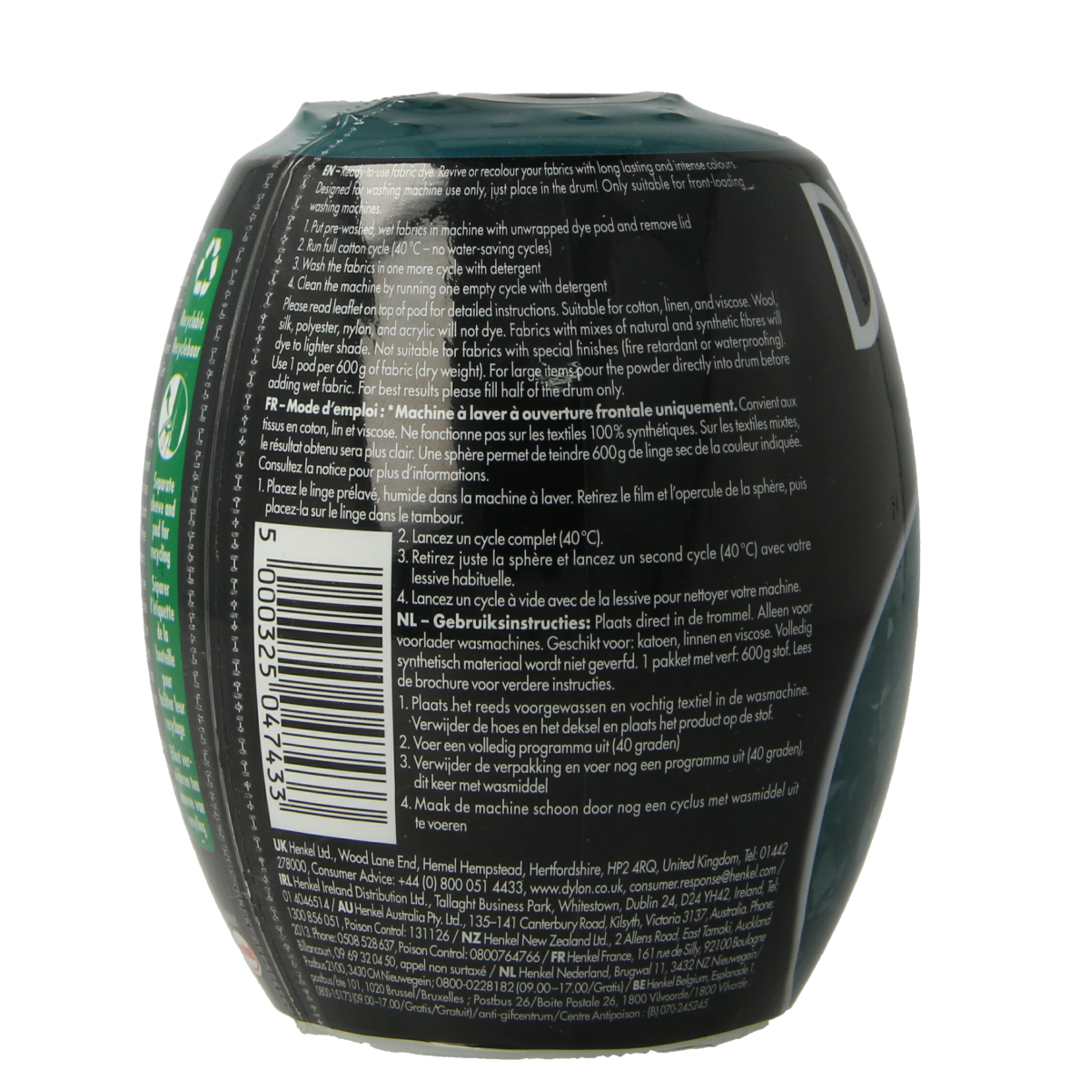 Dylon Pod emerald green 350.00 Gram
