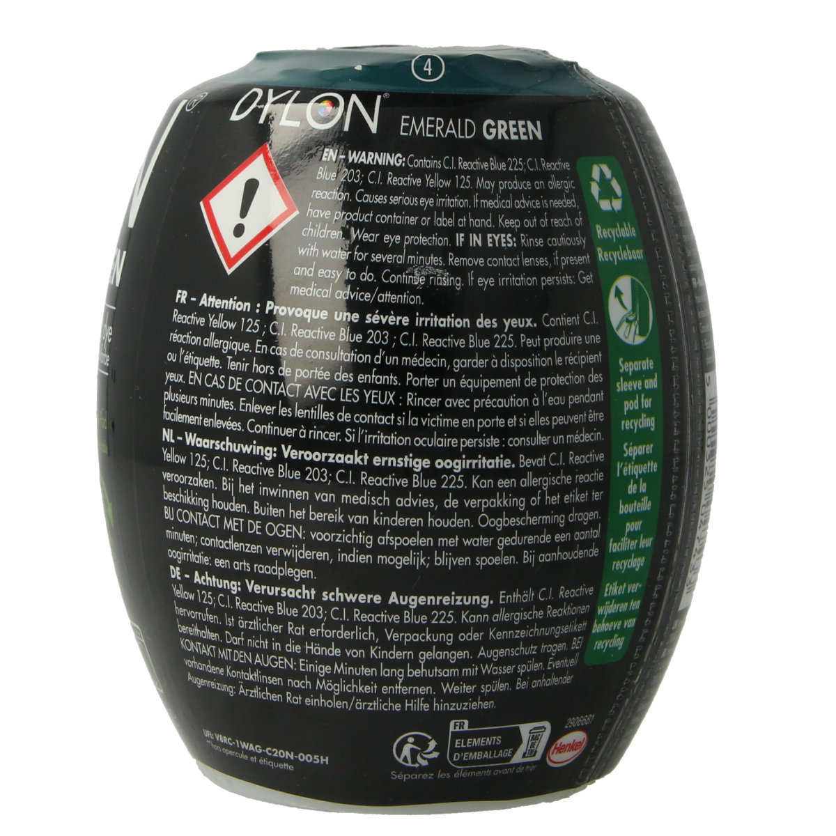 Dylon Pod emerald green 350.00 Gram