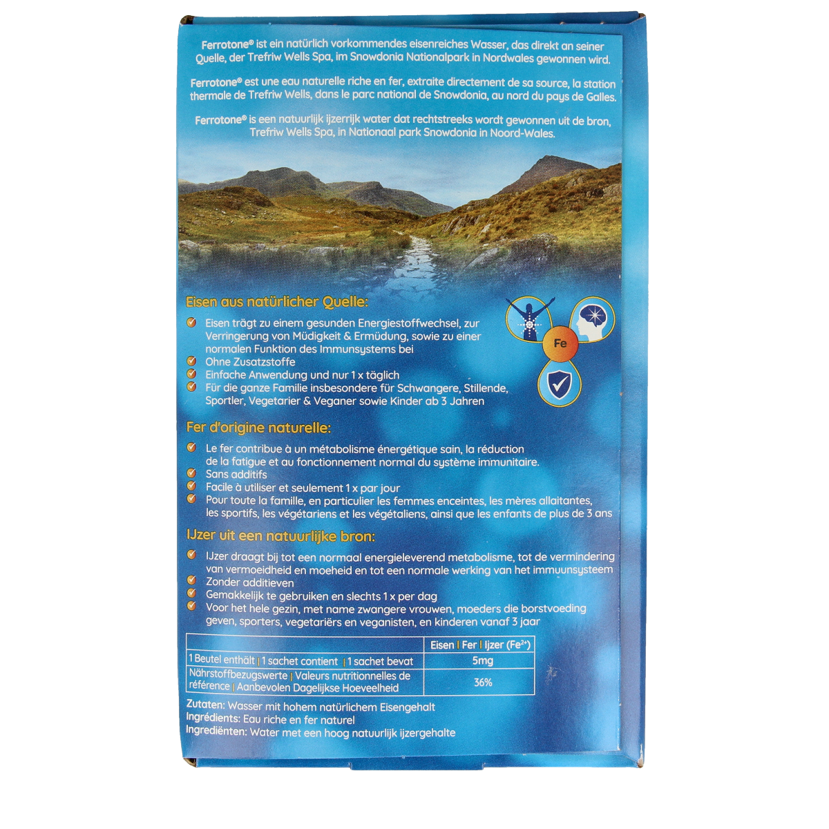 Ferrotone Natuurlijk ijzer 14 x 20ml  14.00 Stuks