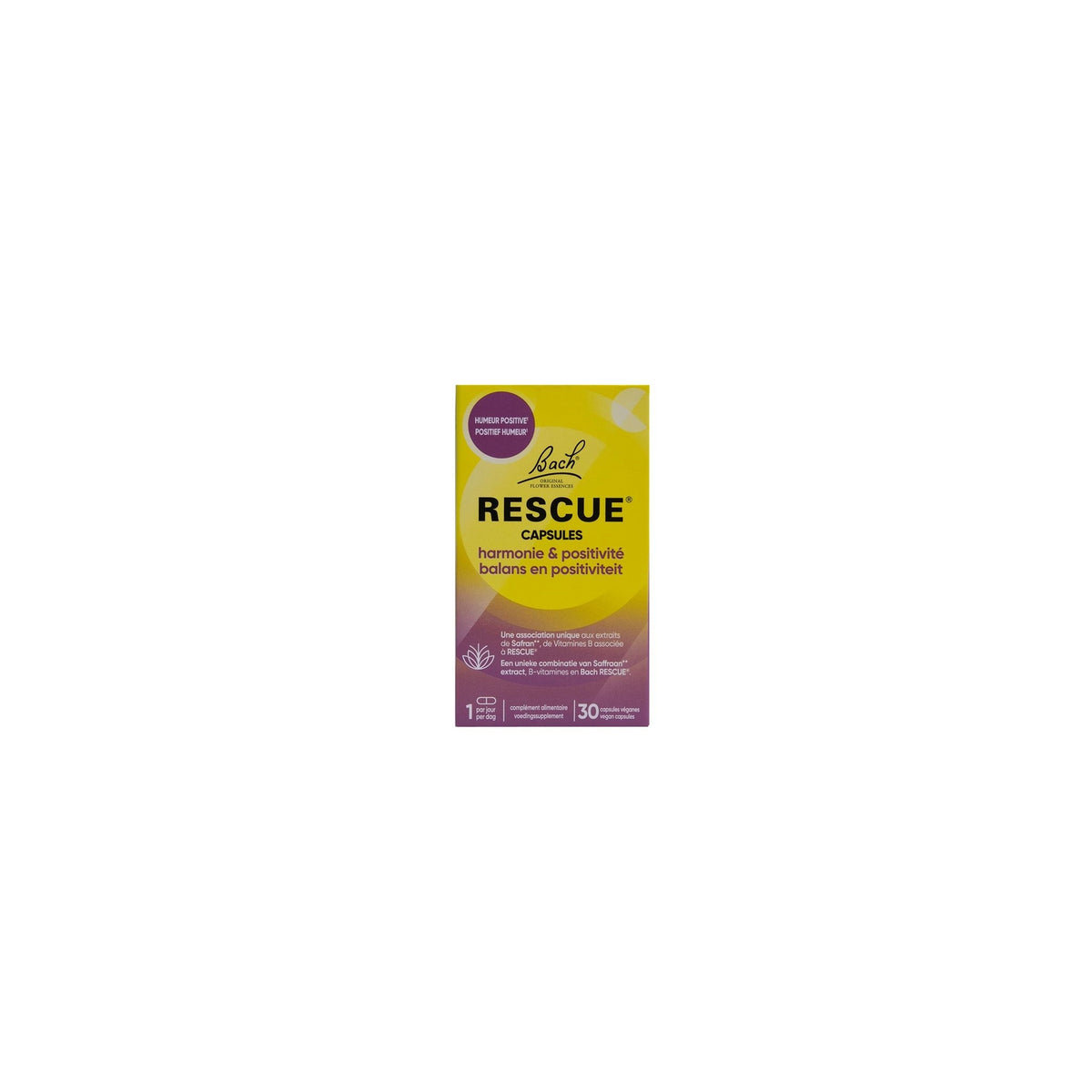 Bach Rescue Rescue balans & positiviteit 30.00 Capsules