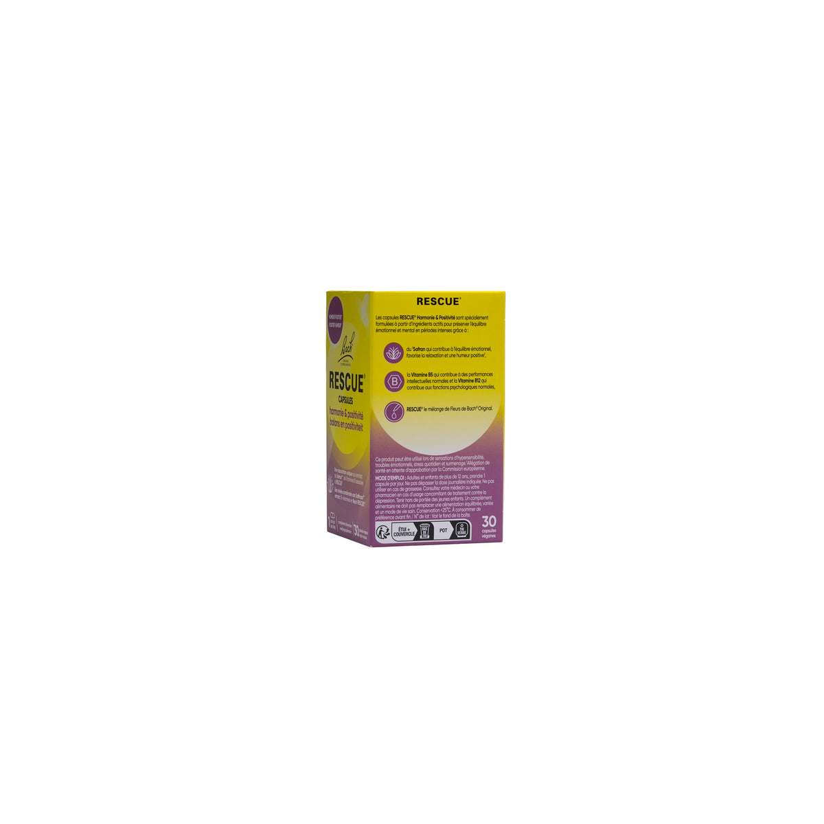 Bach Rescue Rescue balans & positiviteit 30.00 Capsules