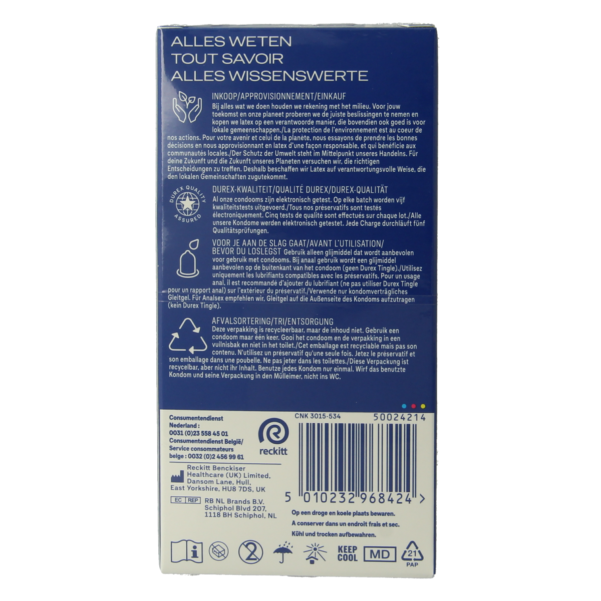 Durex Classic natural 12.00 Stuks