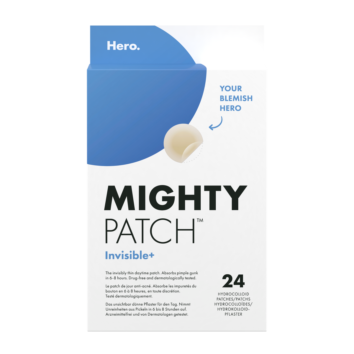 Hero Mighty patch invisible 24.00 Stuks