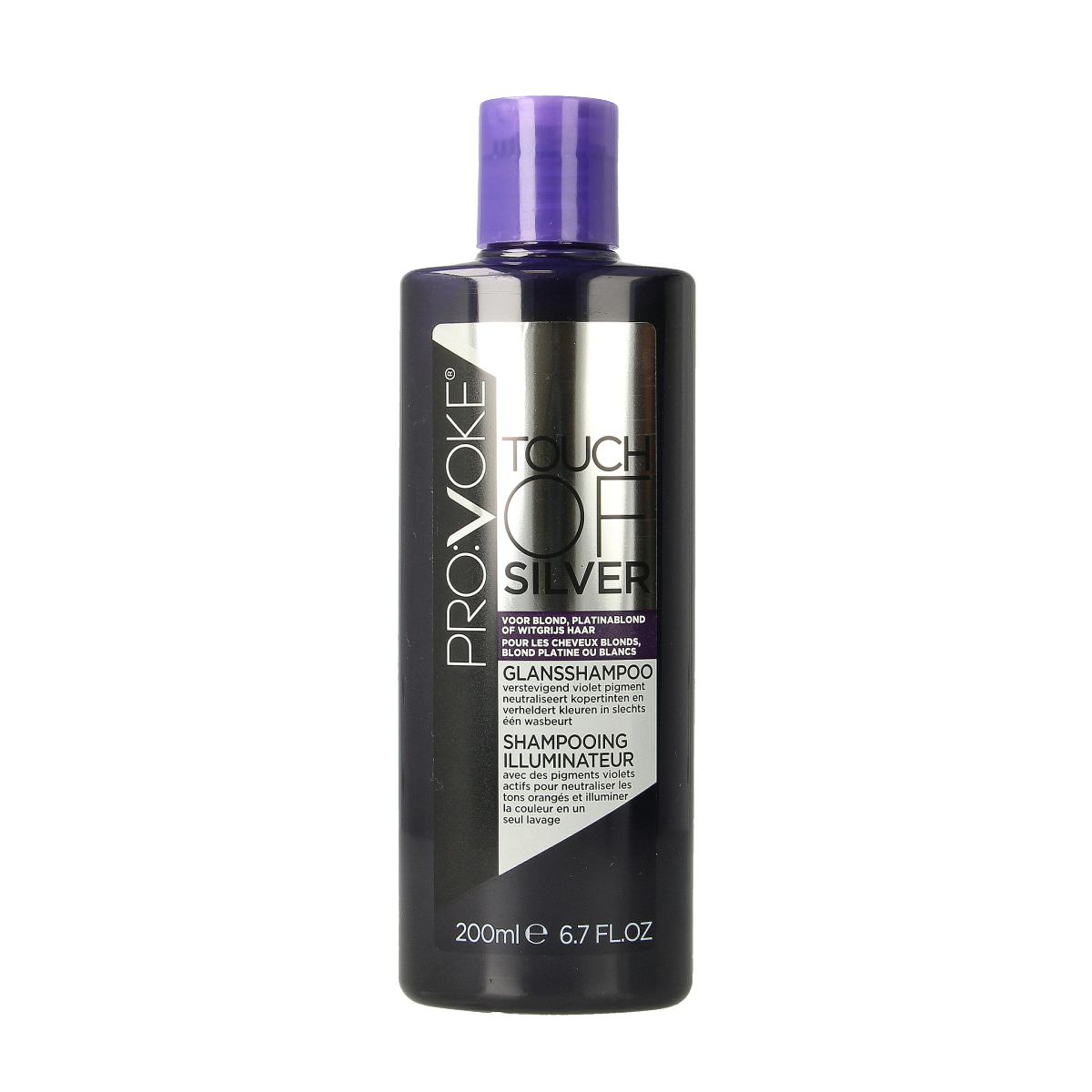 Provoke Shampoo touch of silver brightening  200.00 Milliliter
