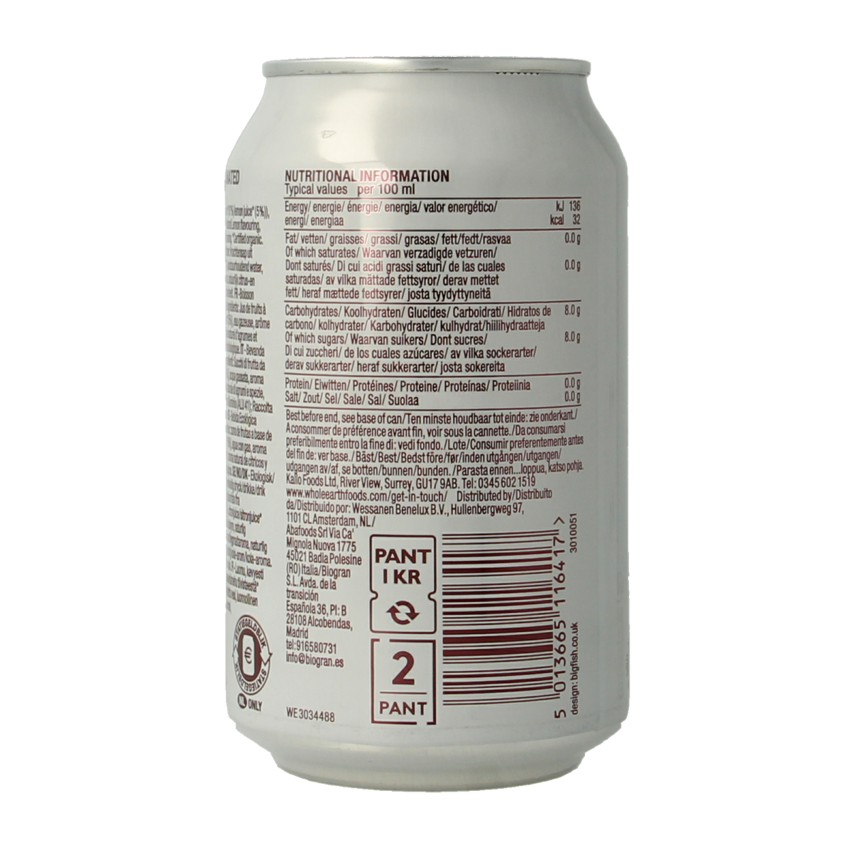 Whole Earth Sparkling cola bio 330.00 Milliliter