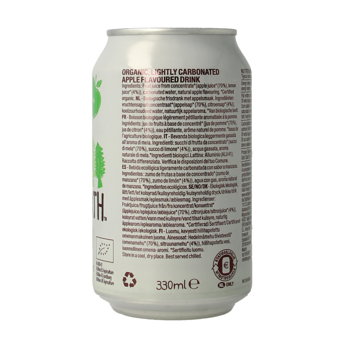 Whole Earth Sparkling apple bio 330.00 Milliliter