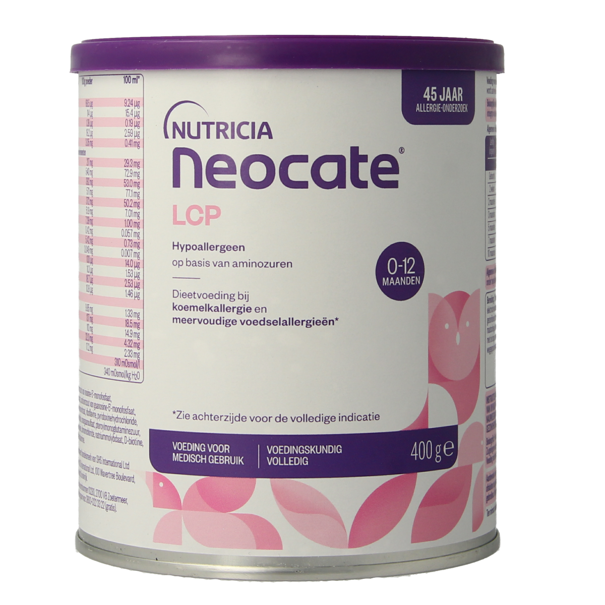 Neocate Dieetvoeding LCP 400.00 Gram