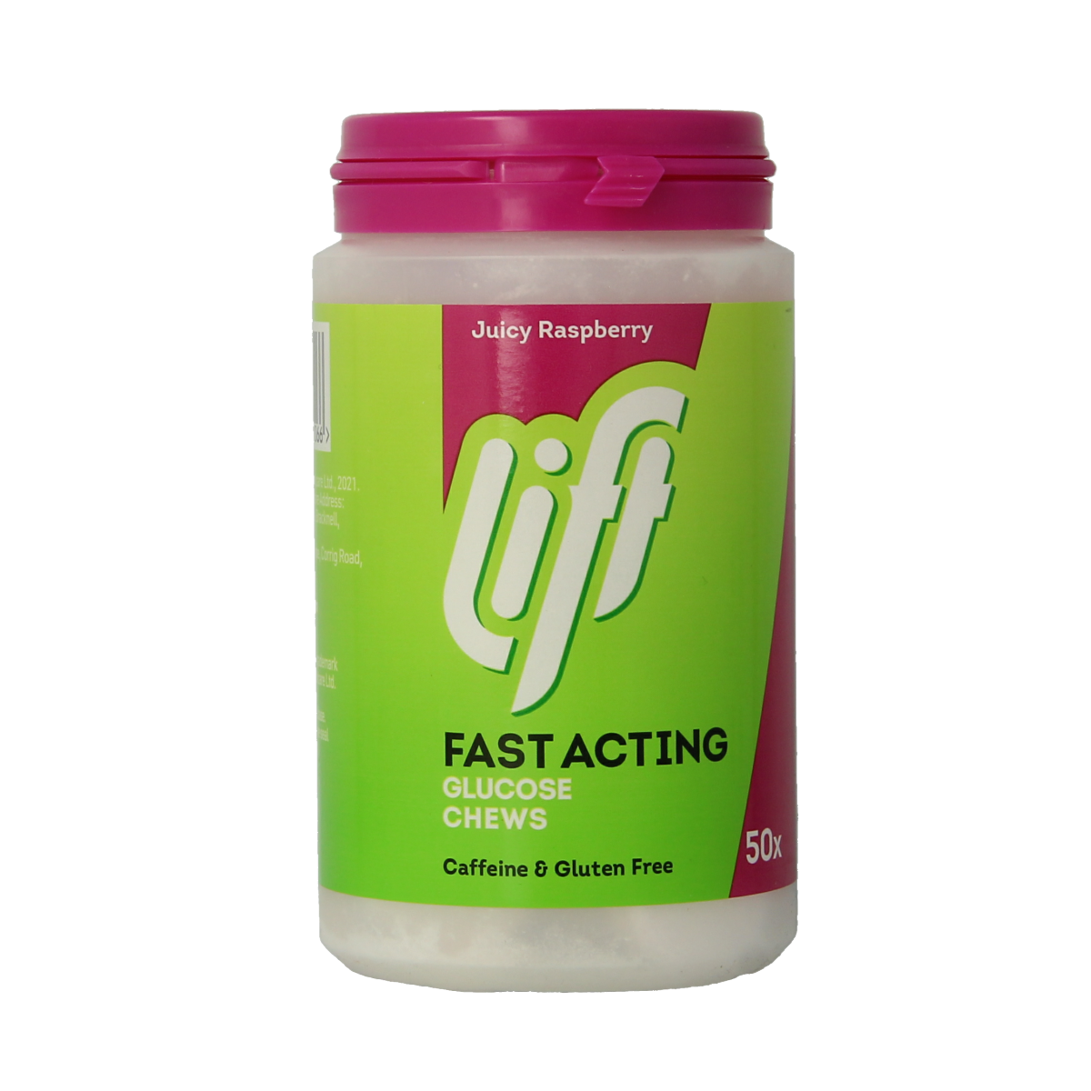 Lift LIFT GlucoTabs raspberry/framboos pot 50.00 Tabletten