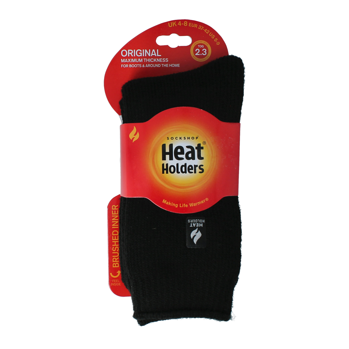 Heat Holders Ladies original socks maat 4-8 black 1.00 Paar