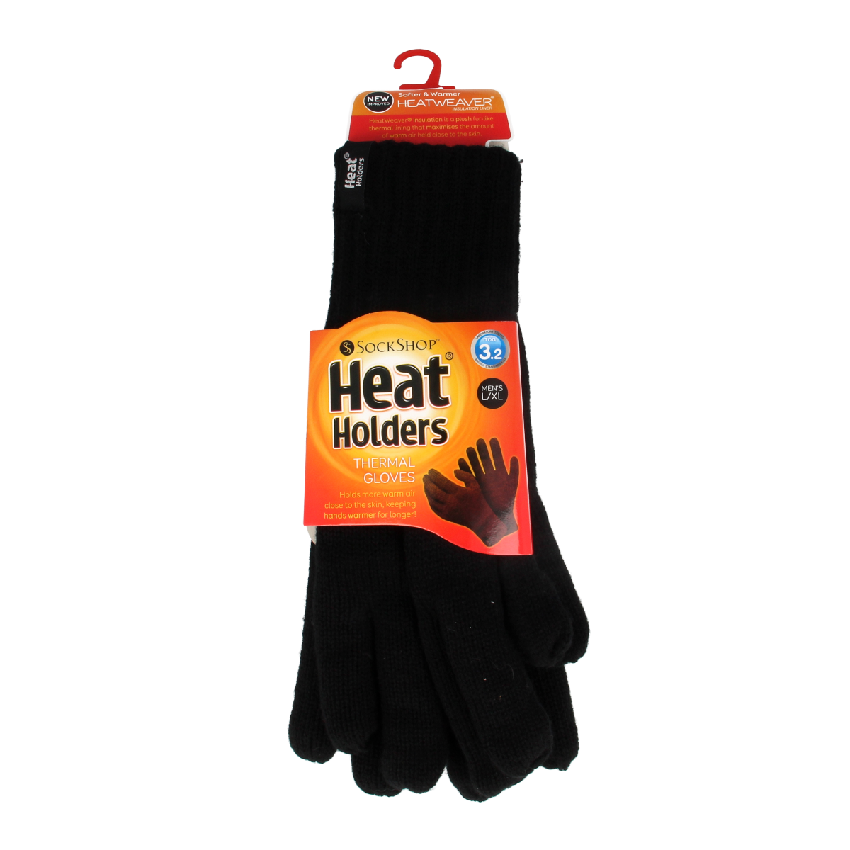 Heat Holders Mens gloves maat L/XL black 1.00 Paar