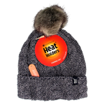 Heat Holders Ladies turnover cable hat with pom pom navy 1.00 Stuks