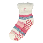 Heat Holders Ladies lounge socks 4-8 37-42 cream stripe 1.00 Paar
