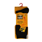Heat Holders Mens sock ultra lite maat 6-11 black 1.00 Paar