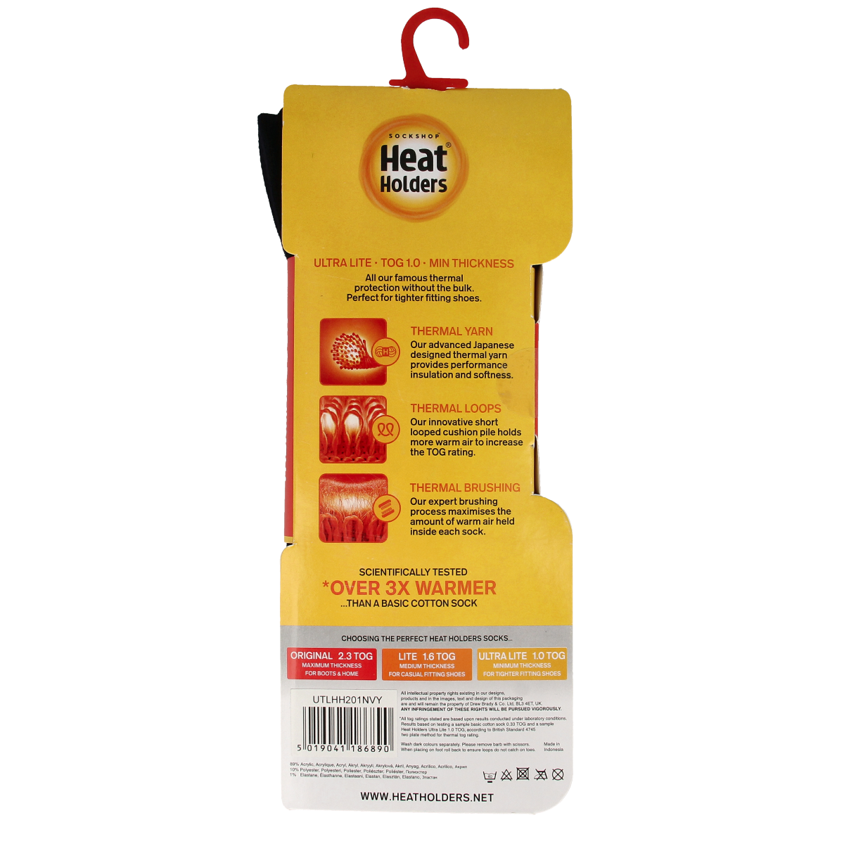 Heat Holders Ladies socks ultra lite maat 4-8 indigo 1.00 Paar