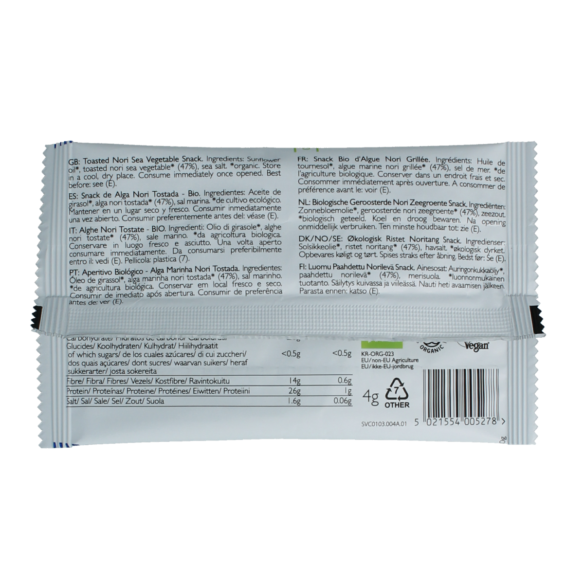 Clearspring Seaveg - crispies original bio 4.00 Gram