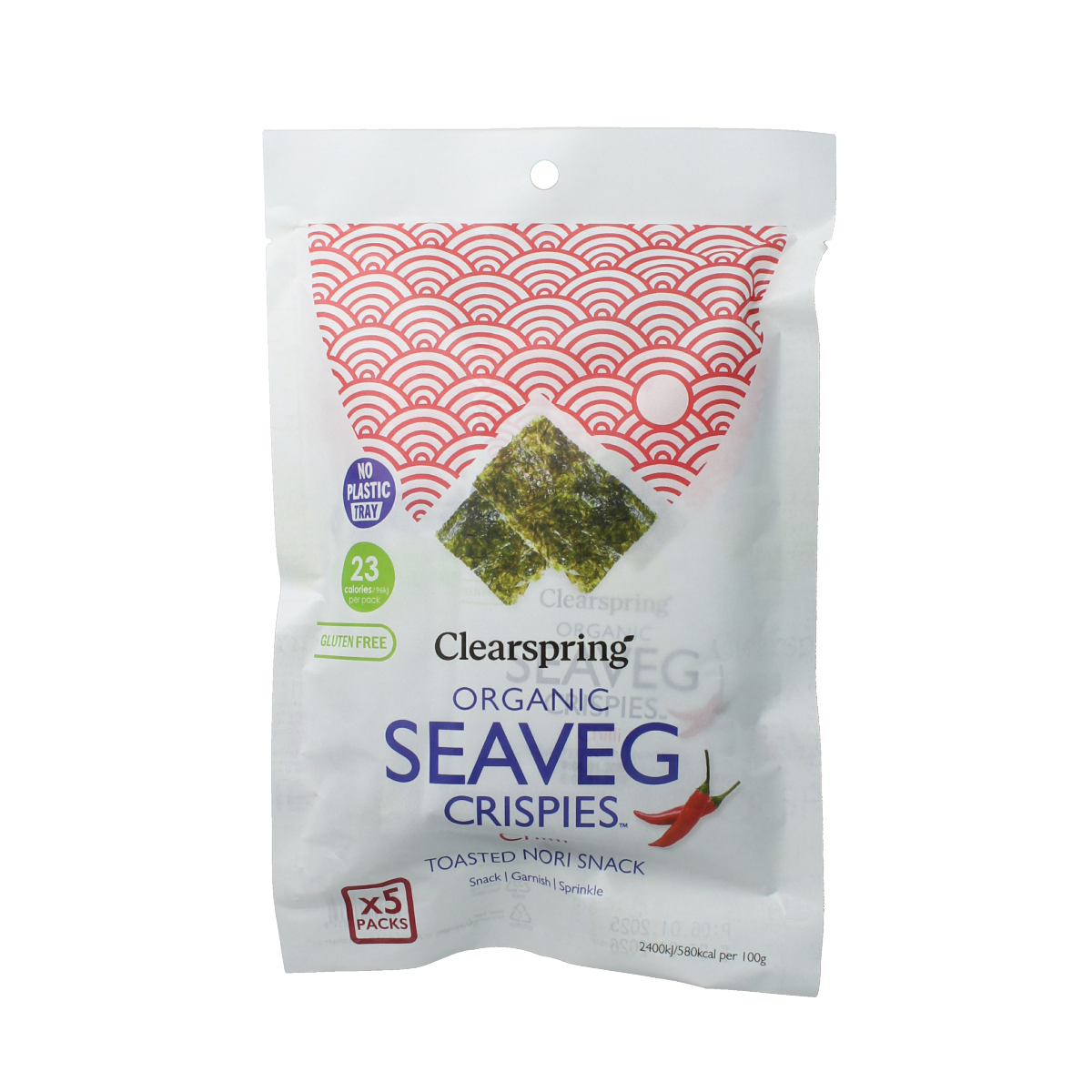 Clearspring Seaveg - crispies chilli multipack bio 20.00 Gram