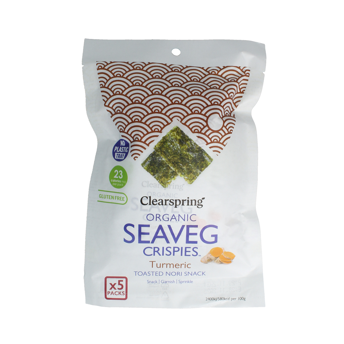 Clearspring Seaveg - Crispies turmeric multipack bio 20.00 Gram