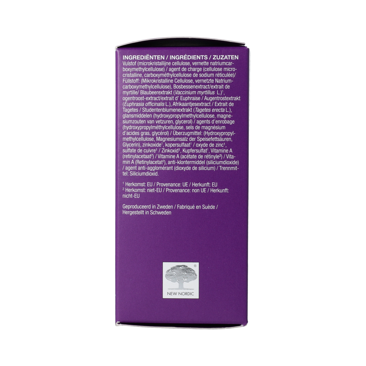 New Nordic Blue berry eyebright 120.00 Tabletten