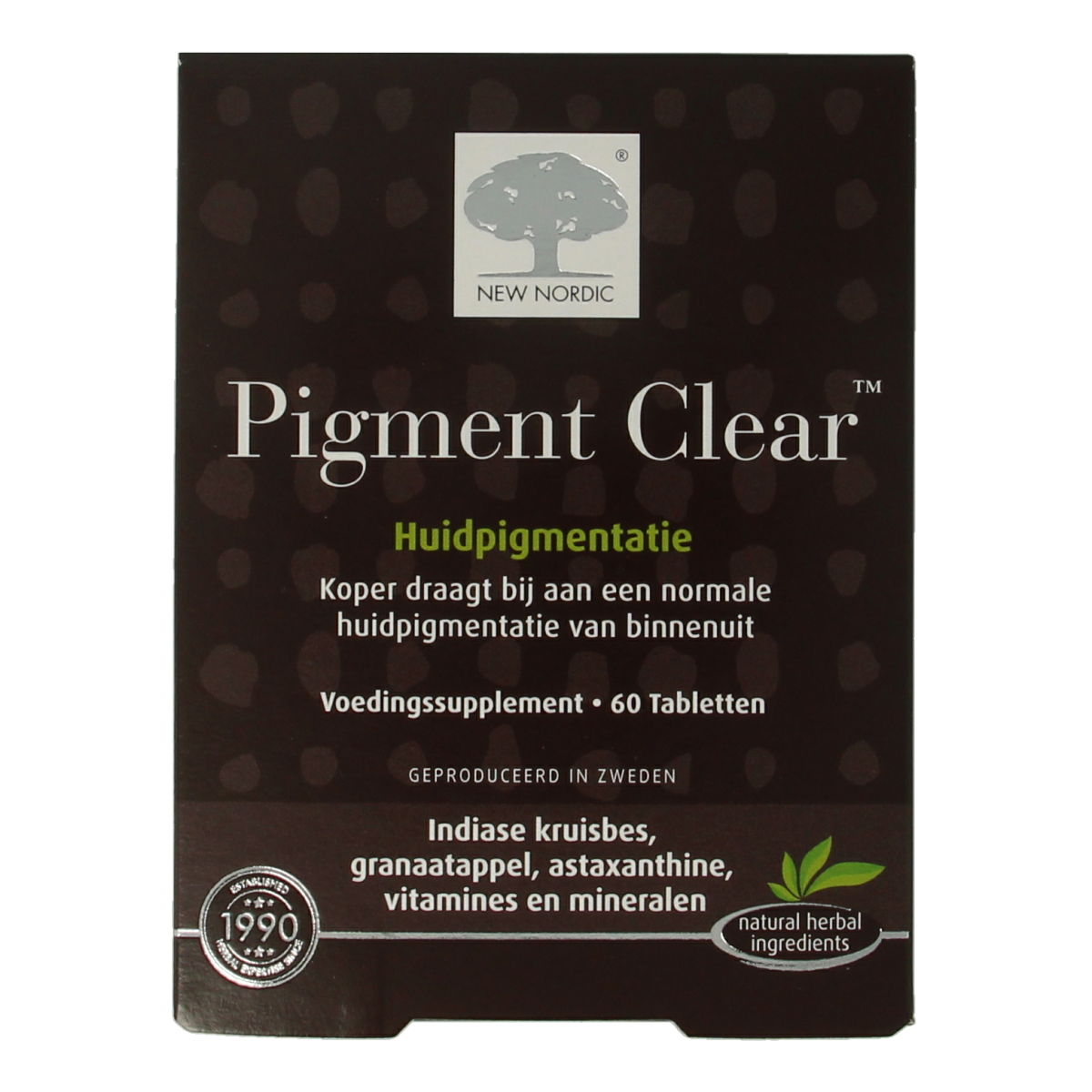 New Nordic Skin care pigment clear 60.00 Tabletten