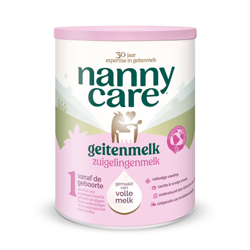 Nannycare Zuigelingenmelk geitenmelk 1 800.00 Gram