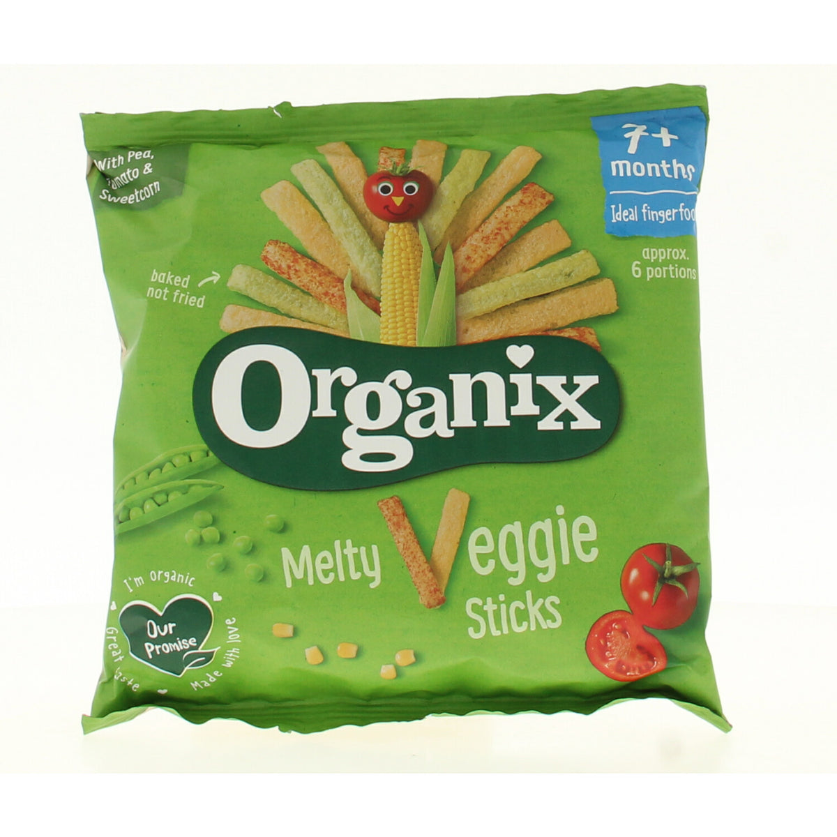 Organix Veggie groente sticks 7 maanden bio 15.00 Gram