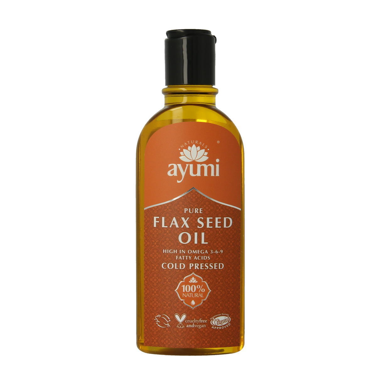 Ayumi Pure flax seed oil cold pressed 150.00 Milliliter