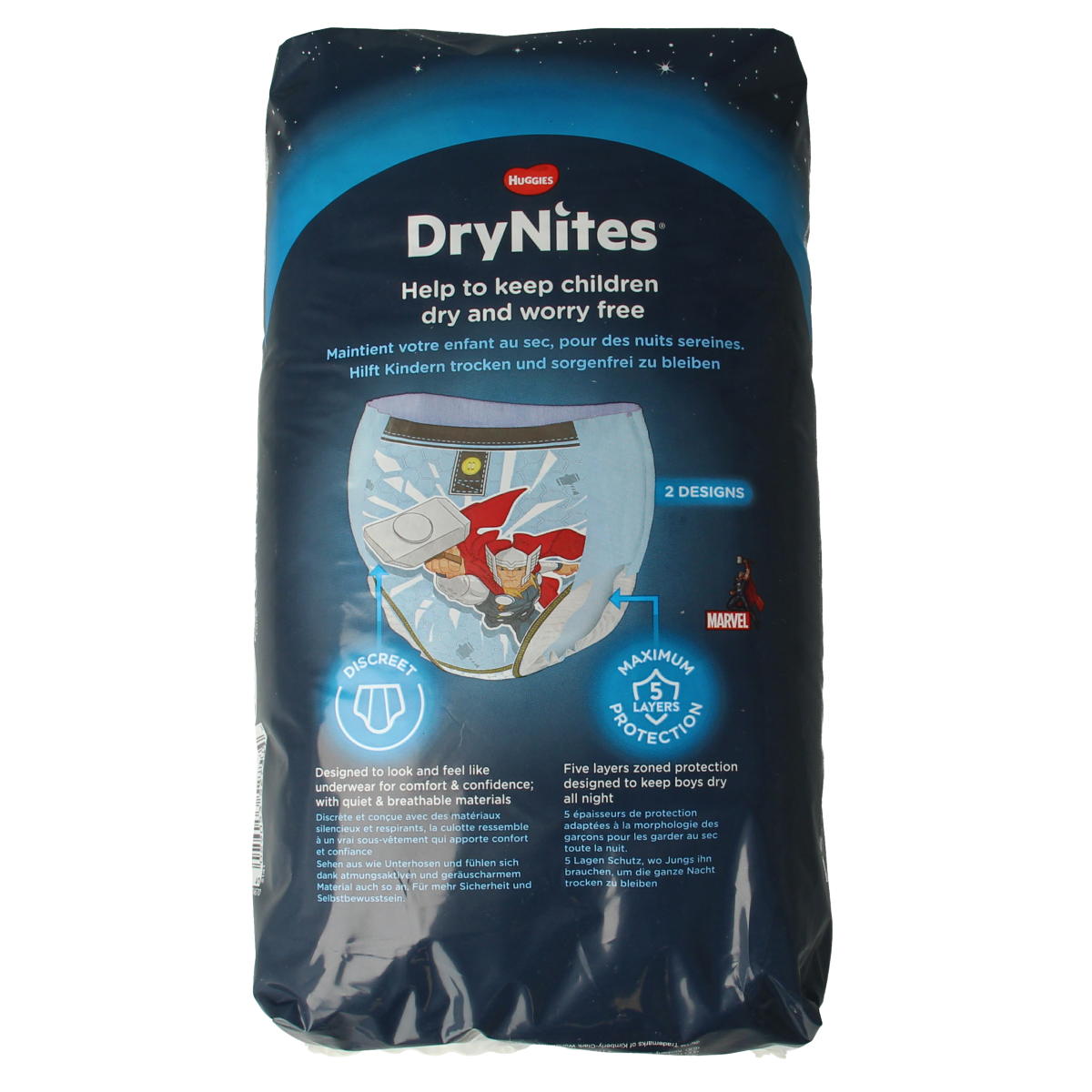 Huggies Drynites boy 4-7 jaar 10.00 Stuks